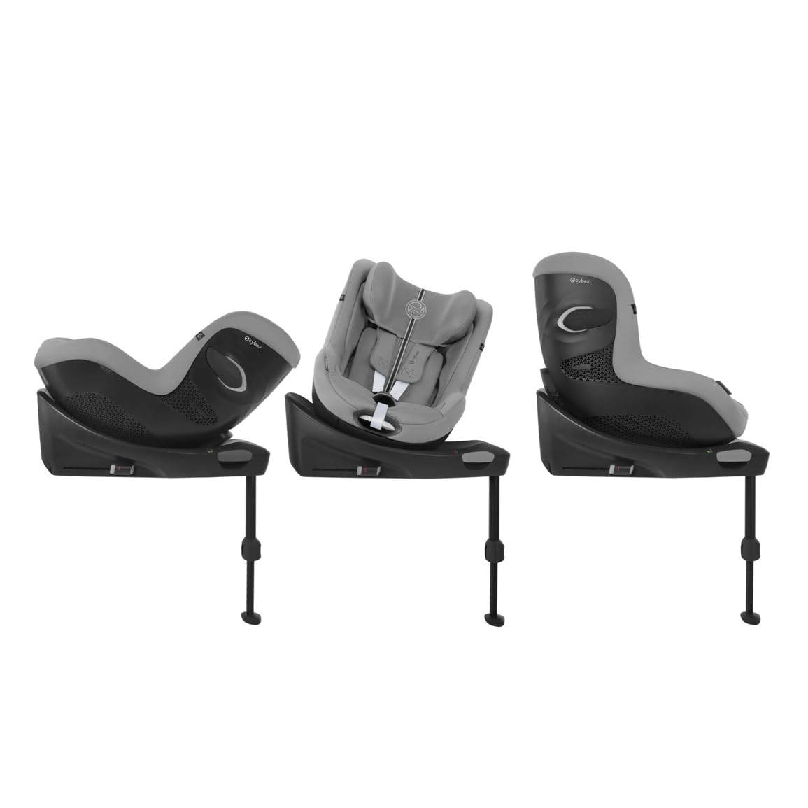 Seggiolino auto CYBEX Gold Sirona Gi i-Size Plus con base, Da 3 mesi a 4 anni circa (Dalla nascita con inserto per neonati), Max. 20 kg, 61-105 cm (Da 40 cm con inserto per neonati), Stormy Blue