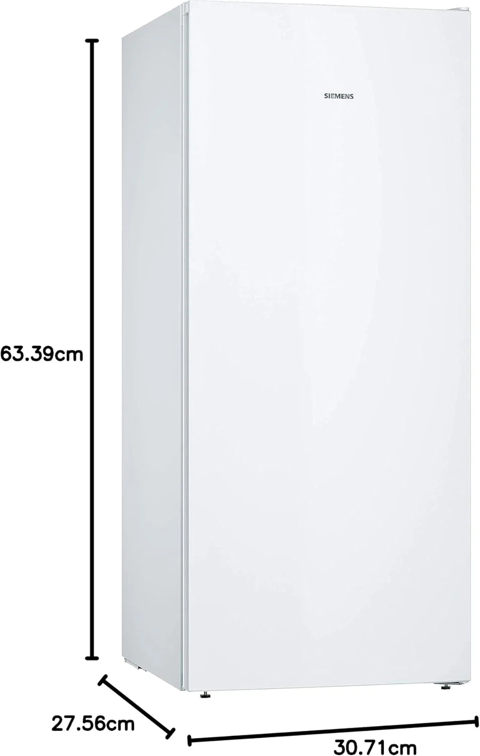 Siemens GS54NAWCV iQ500 Congelatore, 176 x 70 cm, 327 L, noFrost mai più sbrinamento, bigBox spazio per alimenti grandi, varioZone ripiani in vetro e cassetti flessibili, Bianco