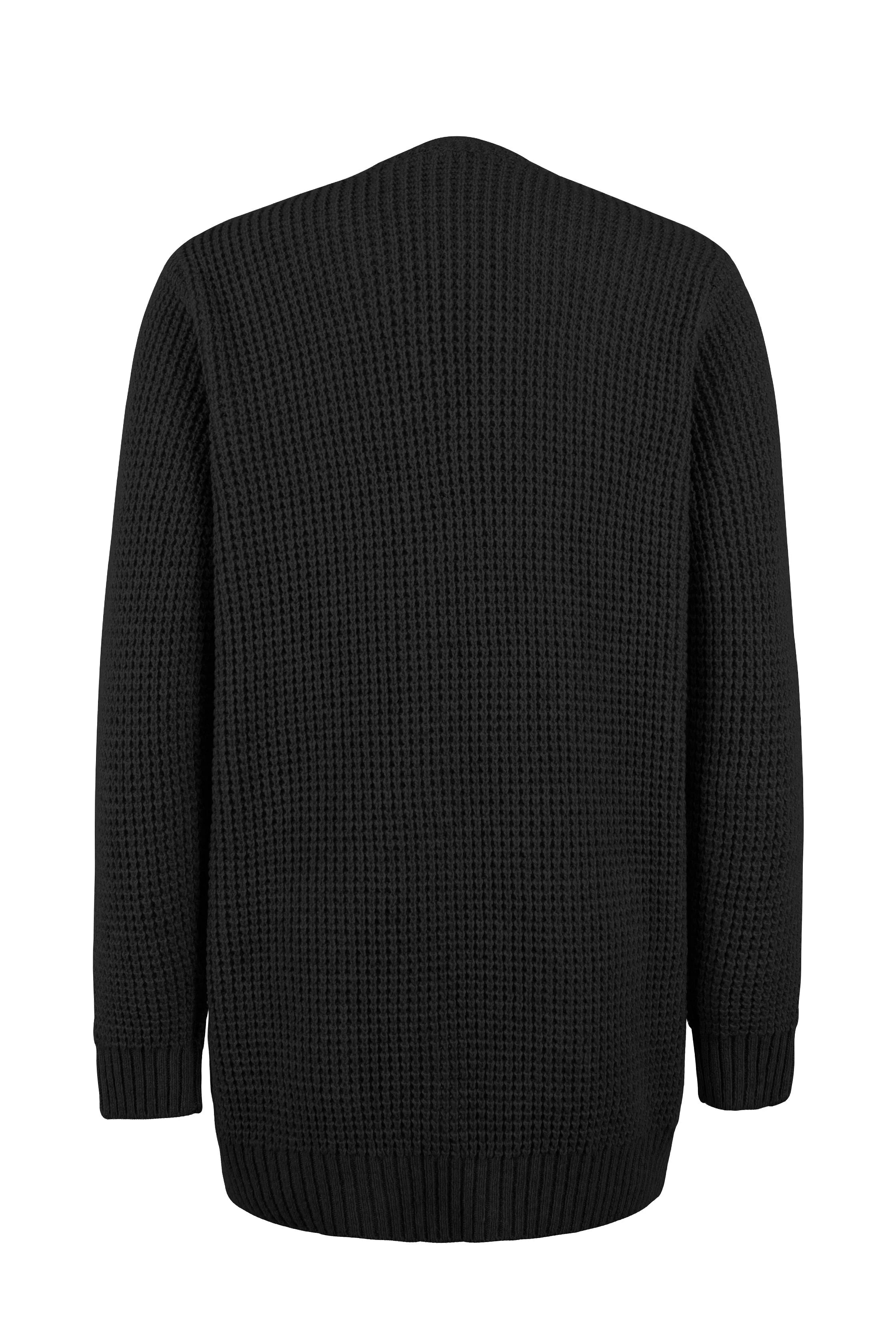 Cardigan lavorato a maglia a maniche lunghe da donna