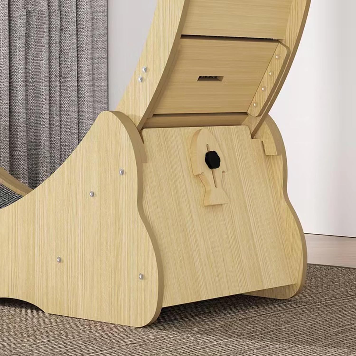 Tapis roulant per gatti in legno massiccio da 45,3x43,3 pollici, utilizzato per il fitness, la corsa e l'esercizio dei gatti, utile per mantenere i gatti in buona forma e in salute
