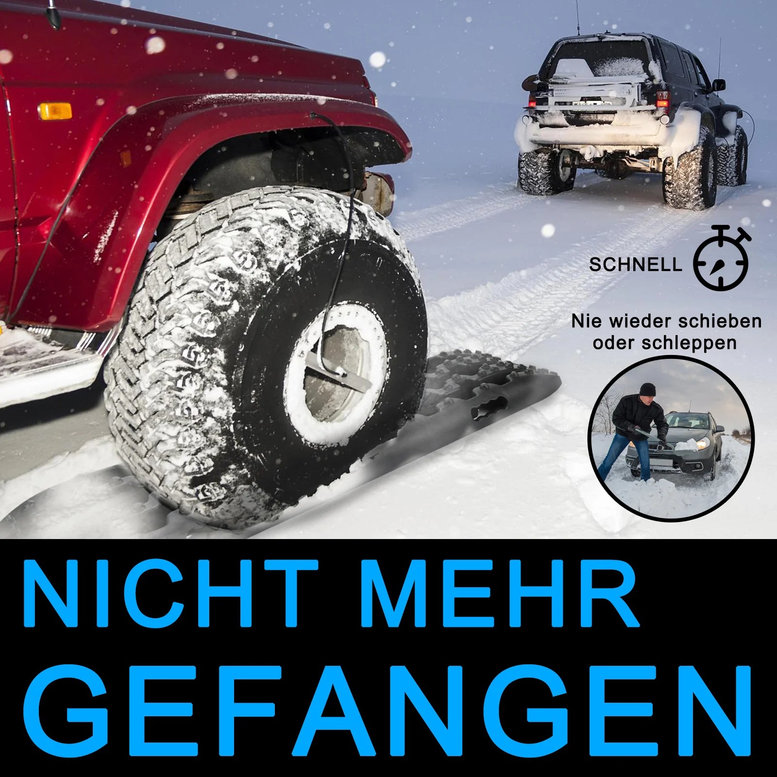 Sonnewelt Anfahrhilfe Recovery Board Offroad Tracks 2 Stück