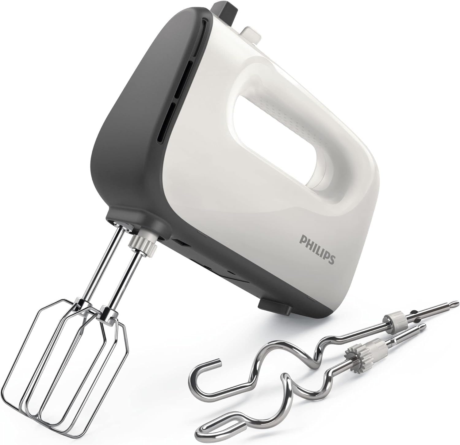 Krups Perfect Mix Stabmixer HZ6568 | Blender | 1000 Watt | Edelstahlfu | 4 extra scharfe Messer | Powelix Technologie | Schneebesen | 500 ml Zerkleinerer | 800 ml Messbecher | Schwarz/Silber