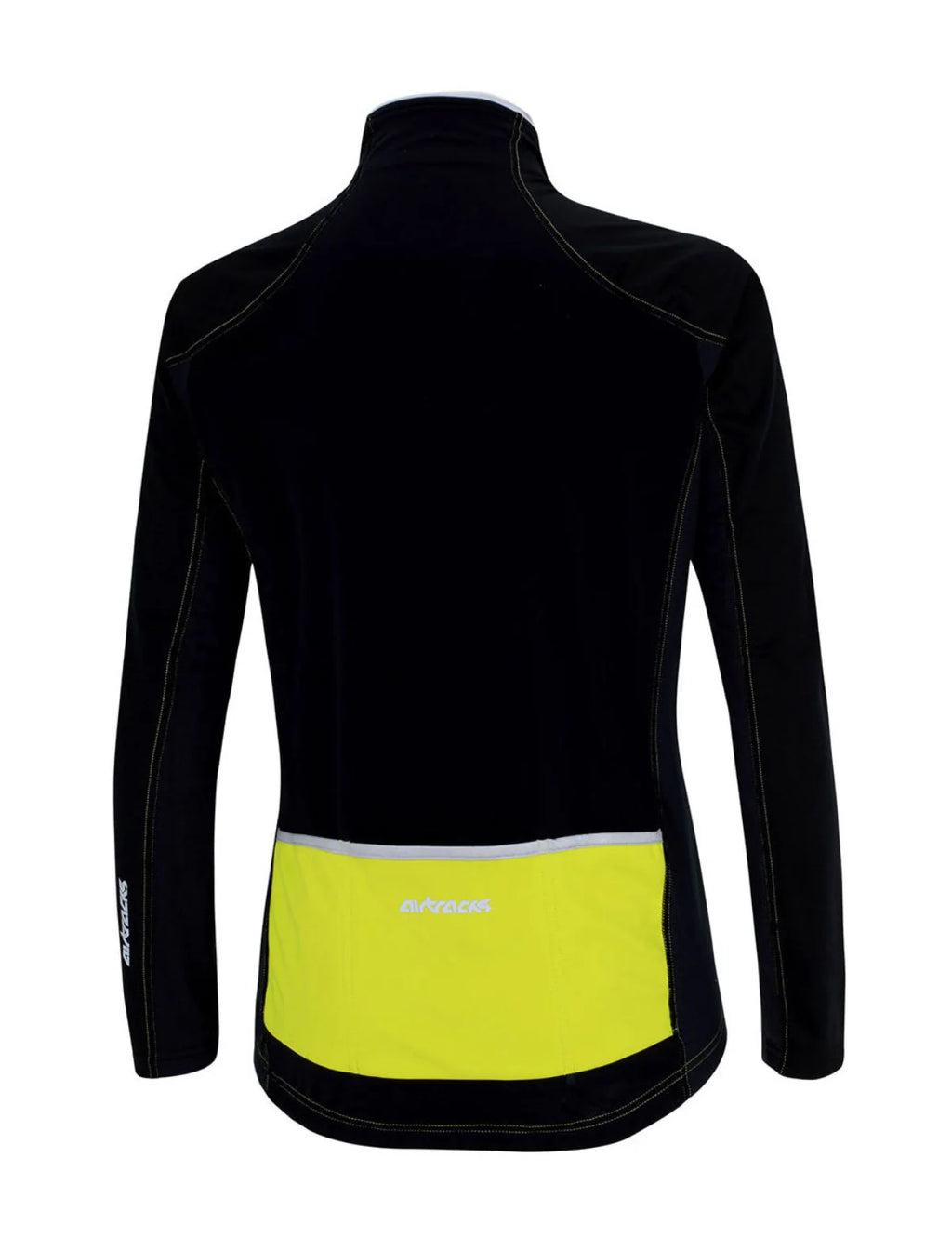 Herren Thermo Fahrradjacke Comfort Line Schwarz Neon