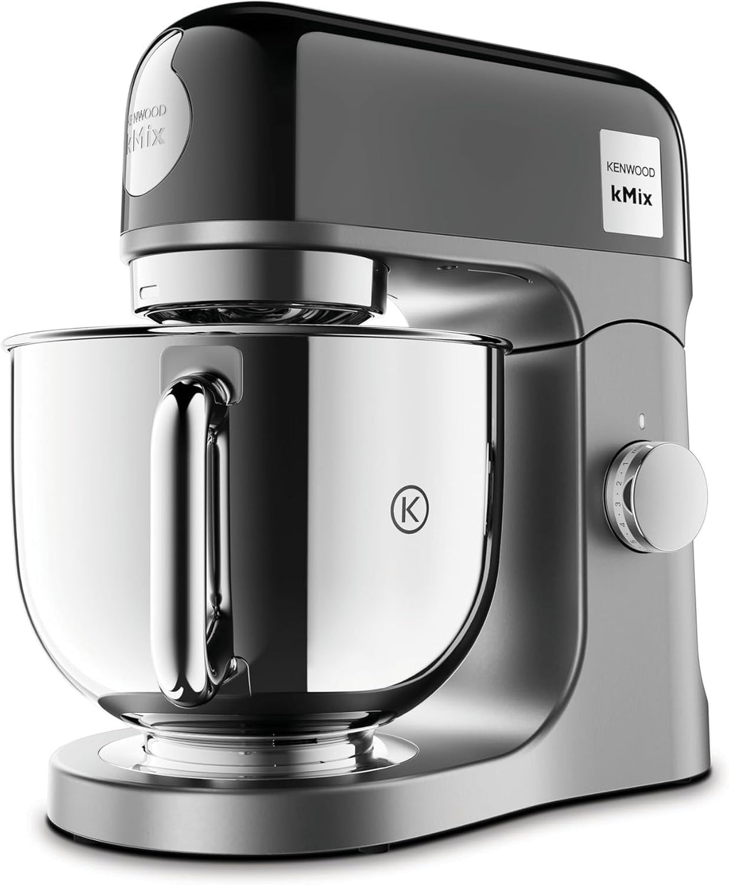 Kenwood kMix KMX750RD Robot da cucina, Ciotola in acciaio inox da 5 litri, Sistema di sicurezza Safe-Use, Corpo in metallo, 1000 Watt, Inclusi set di 3 accessori da pasticceria e paraspruzzi, Rosso