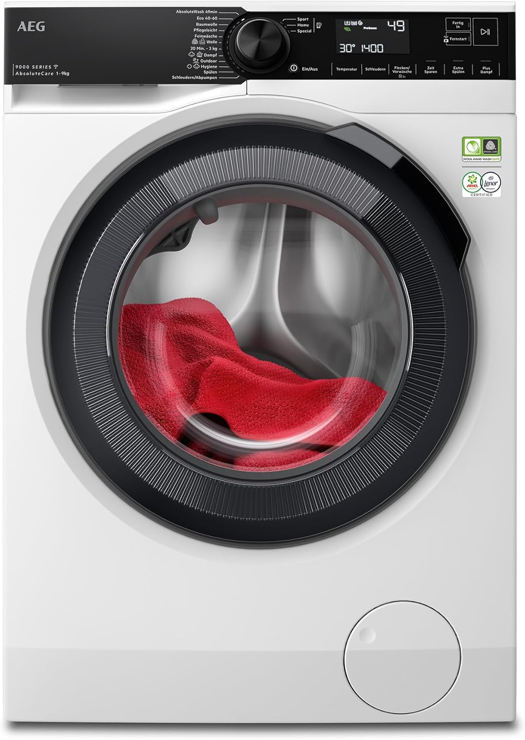 AEG L6AMZ48FL Waschmaschine / Serie 6000 mit ProSense / Mengenautomatik / 8,0 kg / 1400 U/min
