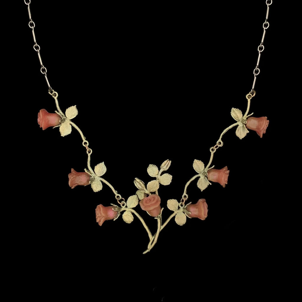 Collana Rosa Rossa - Piccoli Fiori