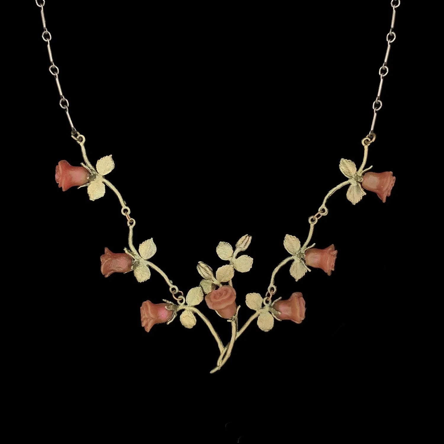 Collana Rosa Rossa - Piccoli Fiori