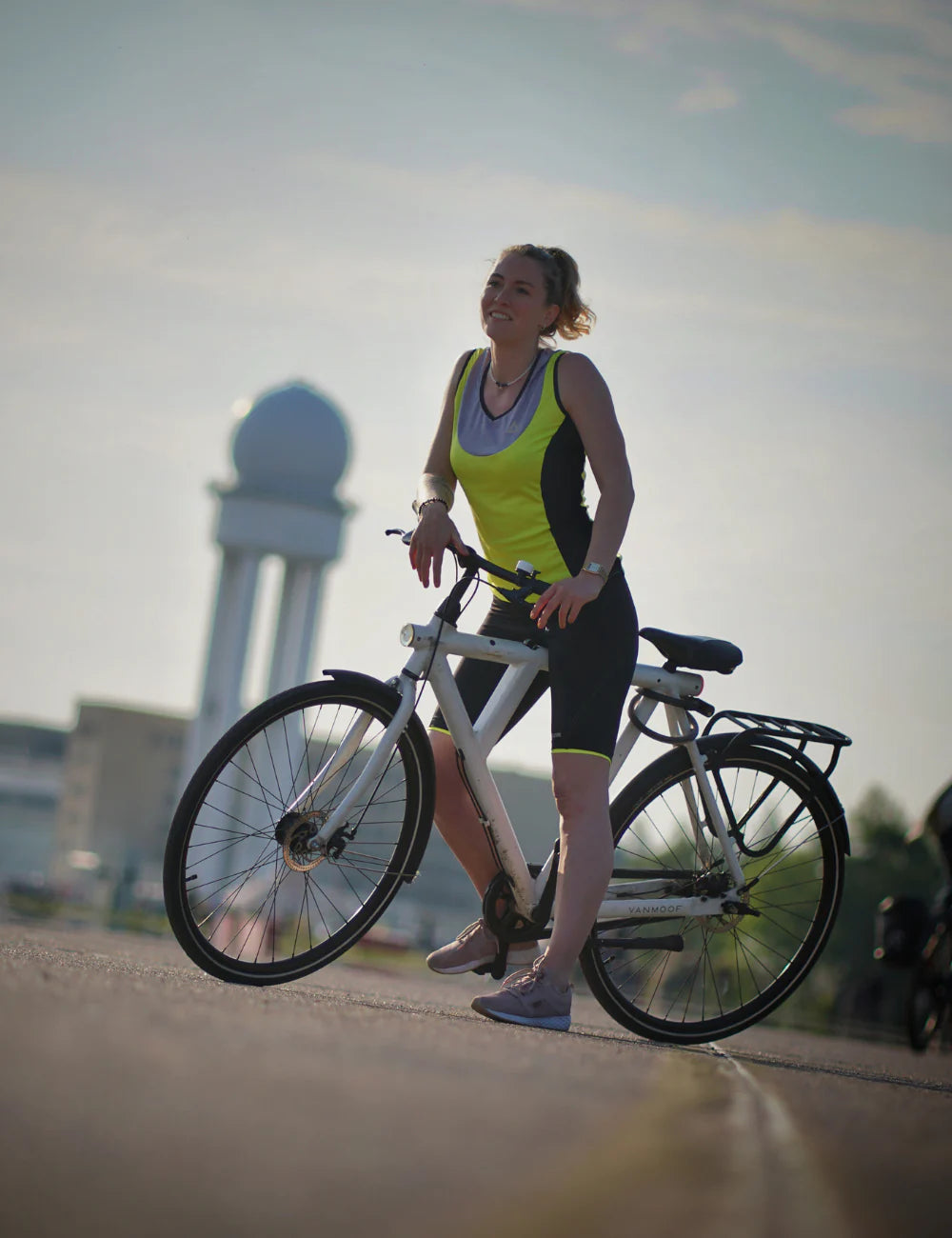 Set maglia e pantaloncini da ciclismo da donna senza maniche Comfort Line