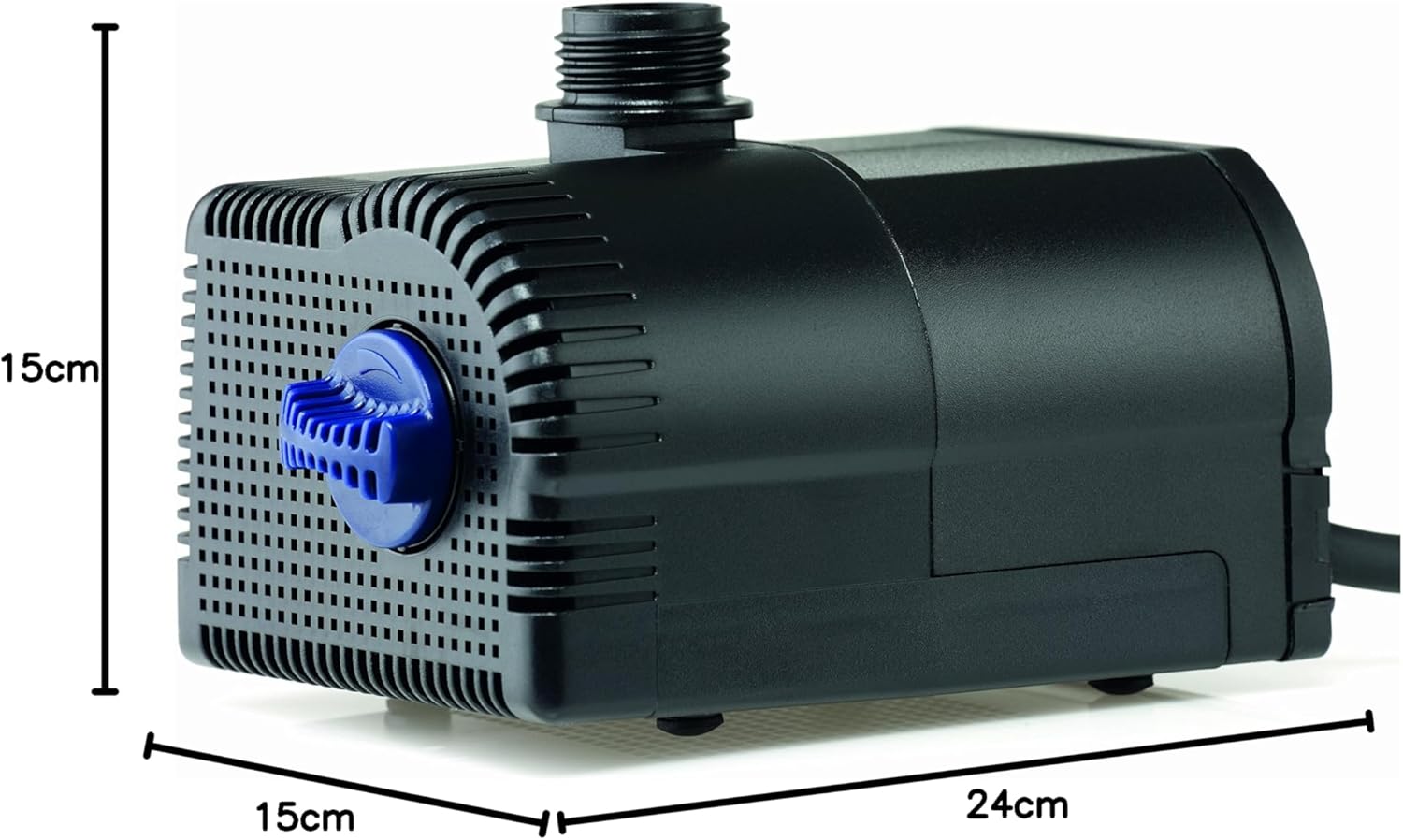 OASE 36953 Aquarius Universal 2000, schwarz - Wasserspielpumpe, Wasserspiel, Teichpumpe, Outdoor-Pumpe, Teichfontänen, Statuenpumpe, Dunkelgrau