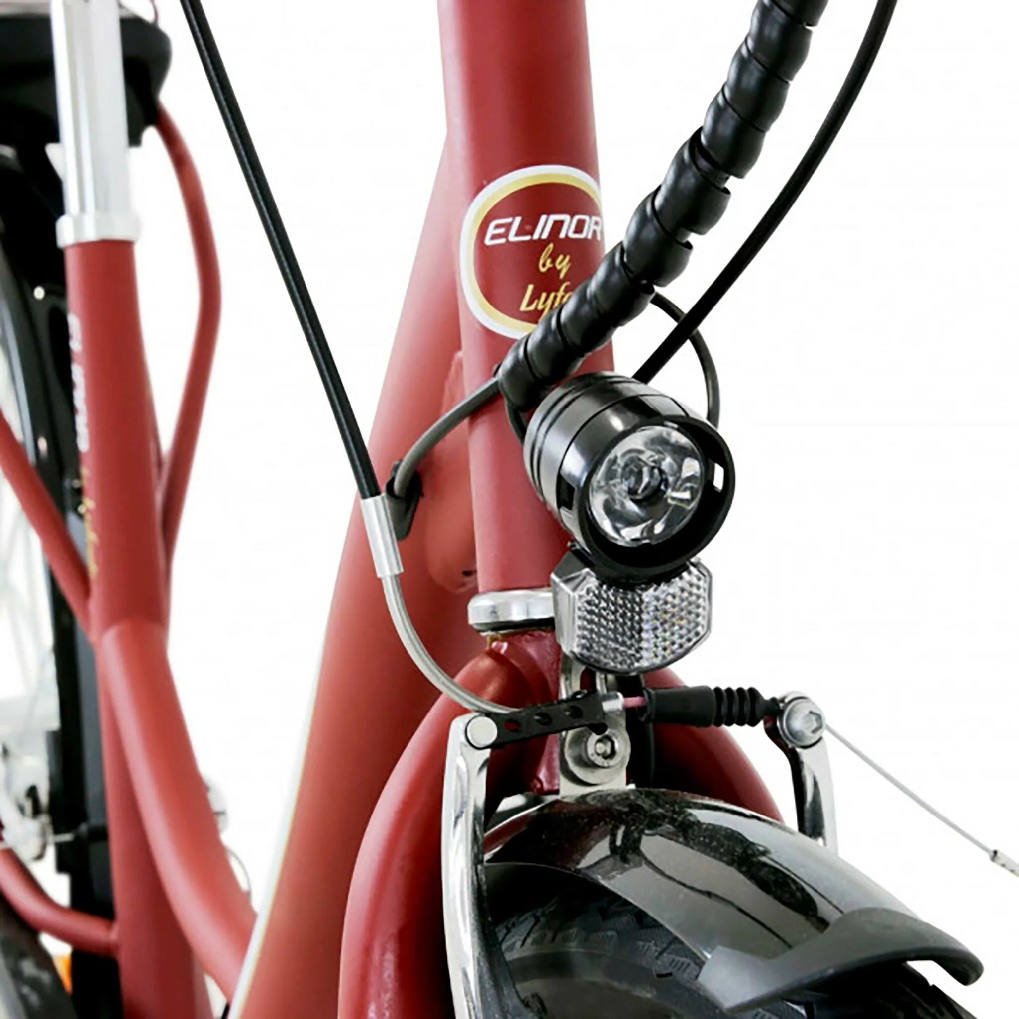 Lyfco E-Bike Elinor 28'', rosso opaco