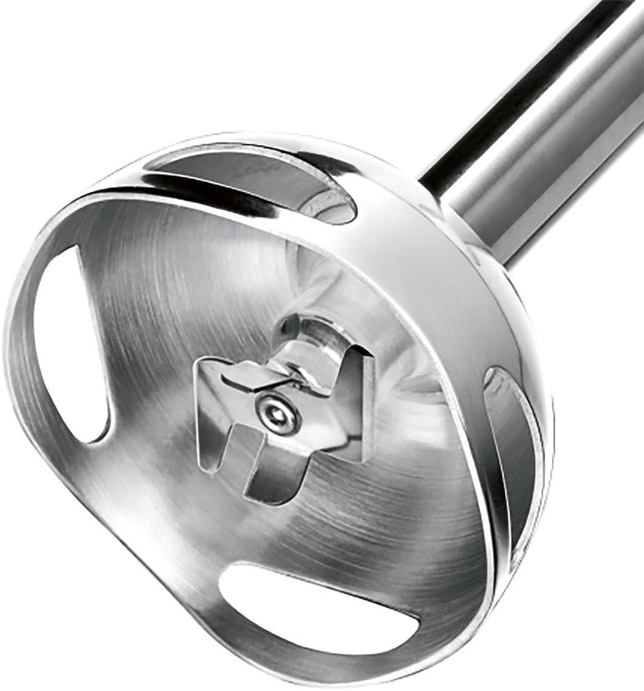 Bosch Frullatore a immersione ErgoMaster Serie 4, 1000 Watt, Piede in acciaio inox, Tritatutto, Bicchiere graduato, nero