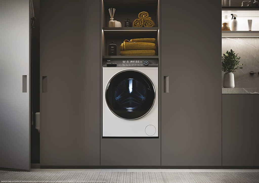 Lavasciuga Haier I-PRO SERIE 7 HWD80-B14979 / 8 kg Lavaggio / 5 kg Asciugatura / Motore Direct Motion - estremamente silenzioso / Cesto XL / Programma vapore I-Refresh / Protezione completa dall'acqua
