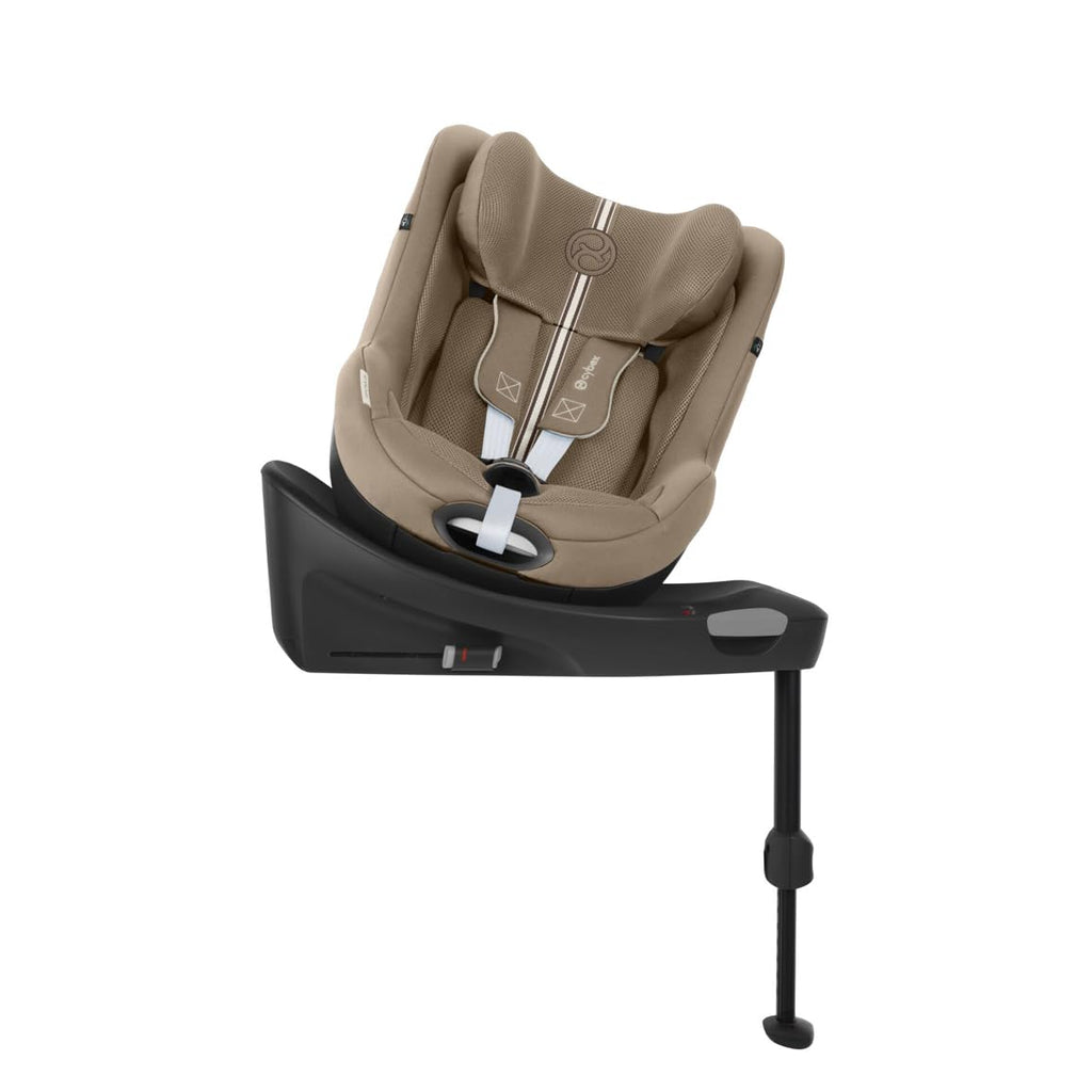 Seggiolino auto CYBEX Gold Sirona Gi i-Size Plus con base, Da 3 mesi a 4 anni circa (Dalla nascita con inserto per neonati), Max. 20 kg, 61-105 cm (Da 40 cm con inserto per neonati), Stormy Blue