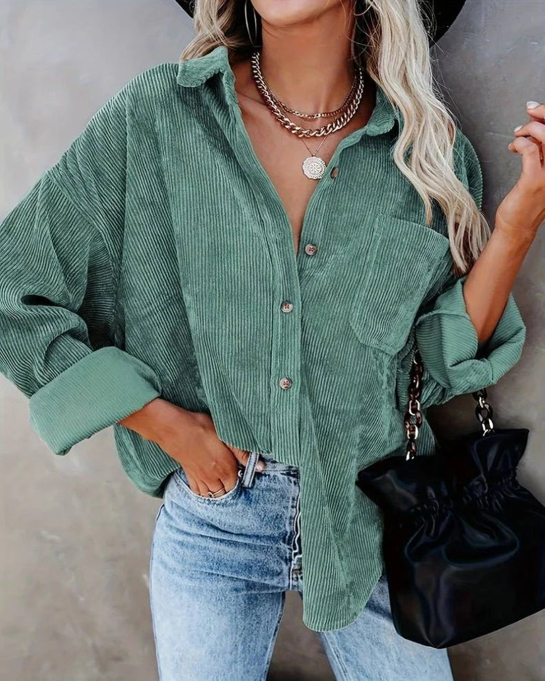 Lizzie - Vintage-Samthemd