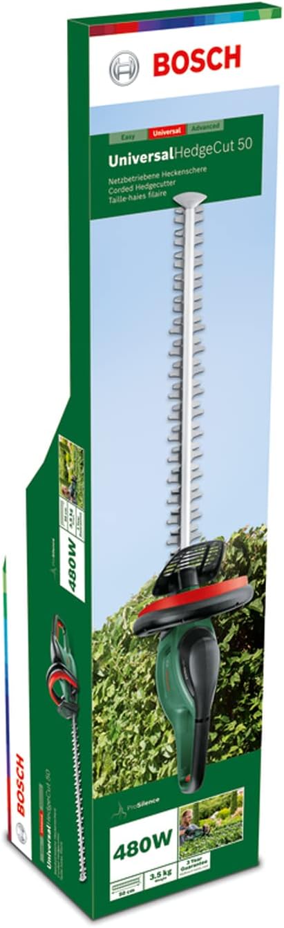 Bosch Tagliasiepi Elettrico EasyHedgeCut 45 (420 W, lunghezza lama 45 cm, in scatola di cartone)