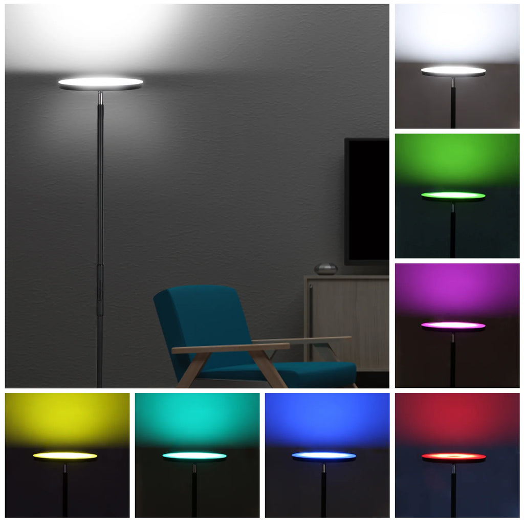 Sonnewelt Lampada da terra a LED dimmerabile RGB 24W