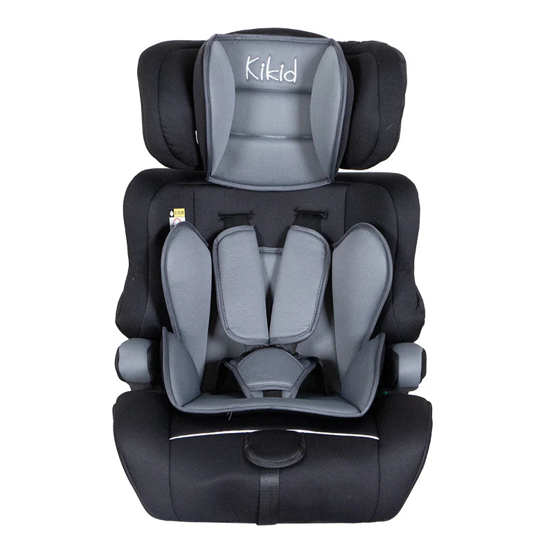 Kikid Kindersitz Basic 76-150cm R129, schwarz-grau