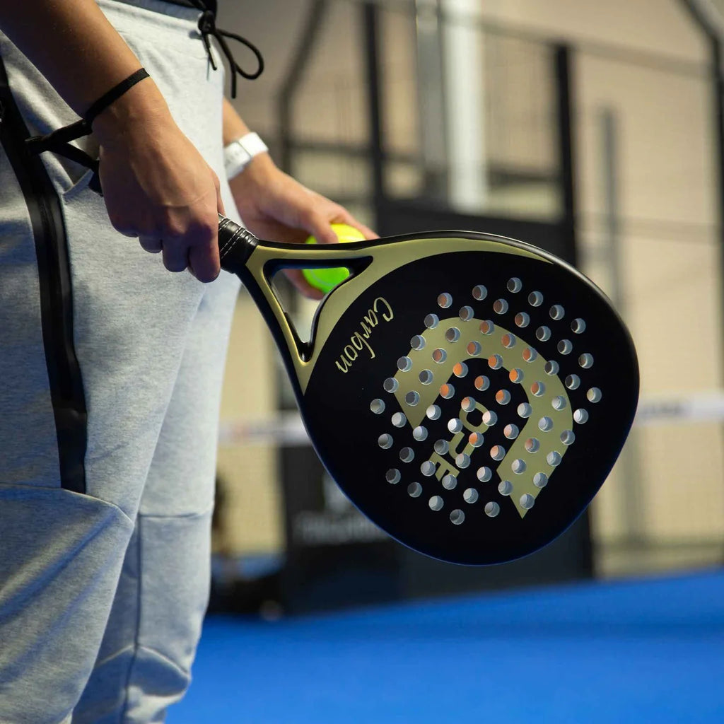 Set Core Padel Carbon, 2 Racchette + Palline