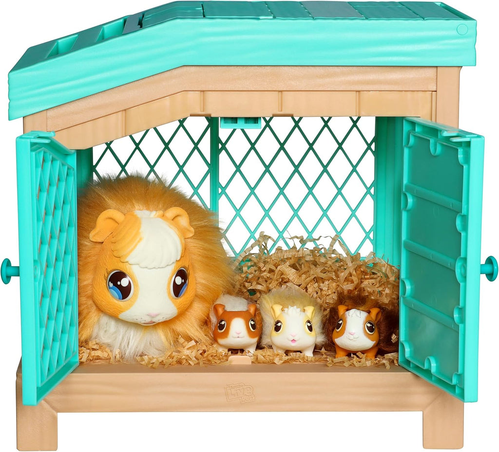 Little Live Pets – Mama Surprise | Interaktives Mama-Meerschweinchen mit Stall und 3 berraschungsbabys. ber 20 Gerusche und Reaktionen, Spielmuster wiederholbar, 5 jahre / 60 monate