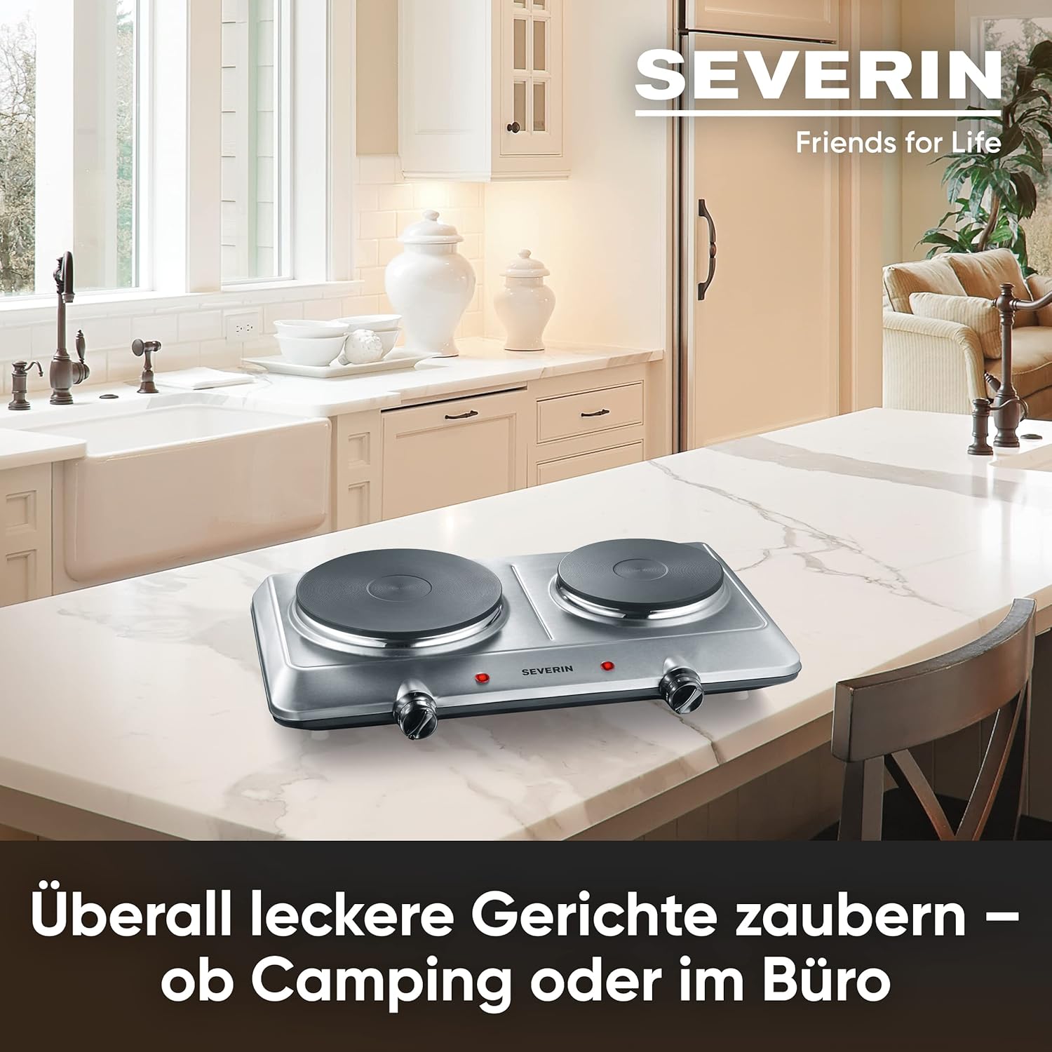 SEVERIN TO 2052 Forno tostapane (800 W, incl. griglia e teglia da forno, 9 L) argento/nero e 2287-000 Tostapane automatico, incl. supporto per panini, 2 fessure, 700 W, AT 2287, nero