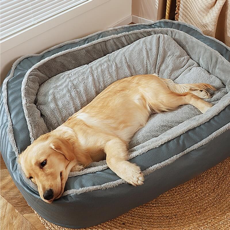 Lara | Weiches und Bequemes Hundebett mit Abnehmbarem Bezug