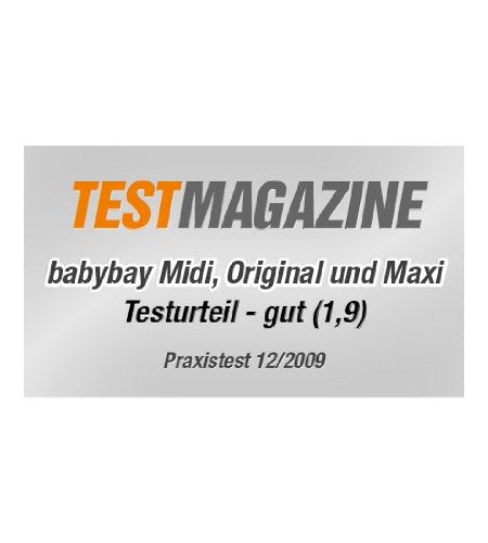 babybay Original Lettino da affiancare in massello di faggio / compatto e trasformabile / Lettino per bambini regolabile in altezza senza livelli preimpostati ed ecologico / Lettino evolutivo (laccato bianco) / inclusa Matratze