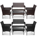 Sonnewelt Salotto da Giardino in Polyrattan