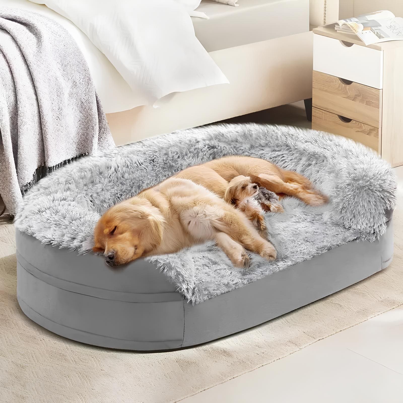 HundeTraum - Orthopdisches Hundebett für optimalen Schlafkomfort