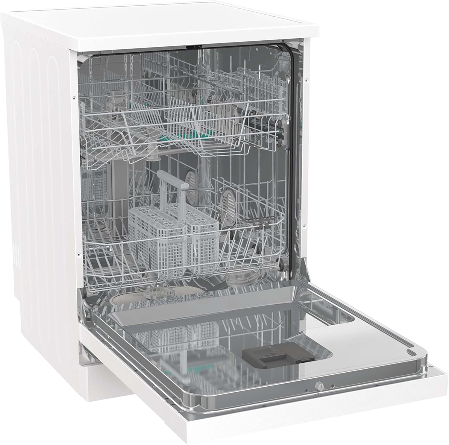 Gorenje GS642E90W Lavastoviglie a libera installazione, 60 cm, 13 coperti, Total AquaStop, protezione completa anti-trabocco, Programma Igiene, funzione SpeedWash, autopulizia, cestello portaposate UltraClean