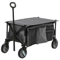 Outsunny Carrello pieghevole ad altezza regolabile per il trasporto