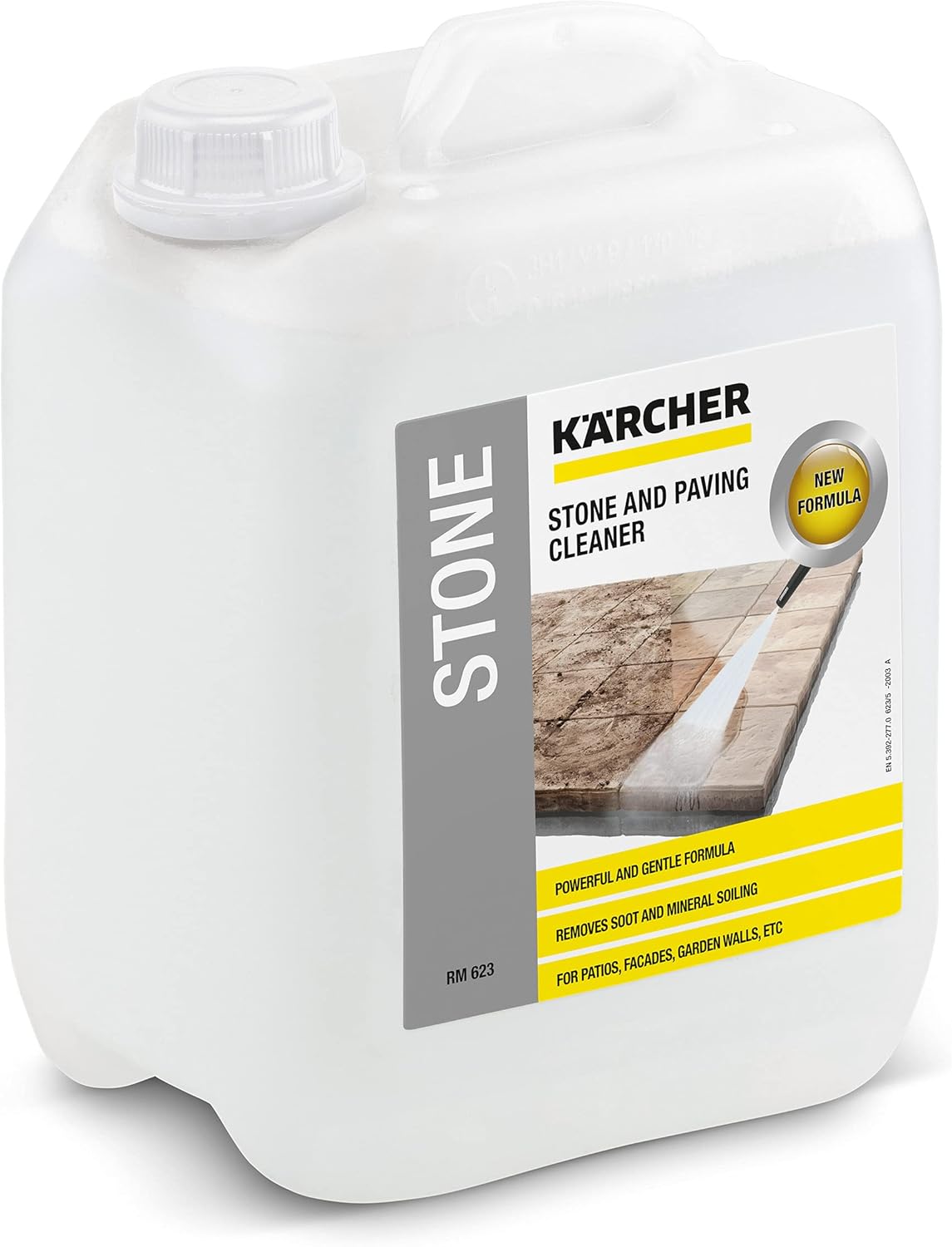 Kärcher Pulitore per superfici T-Racer T 7 Plus (protezione antispruzzo, per grandi superfici, due ugelli a getto piatto, impugnatura per lavorare in verticale, ugello Power, ugello di risciacquo)