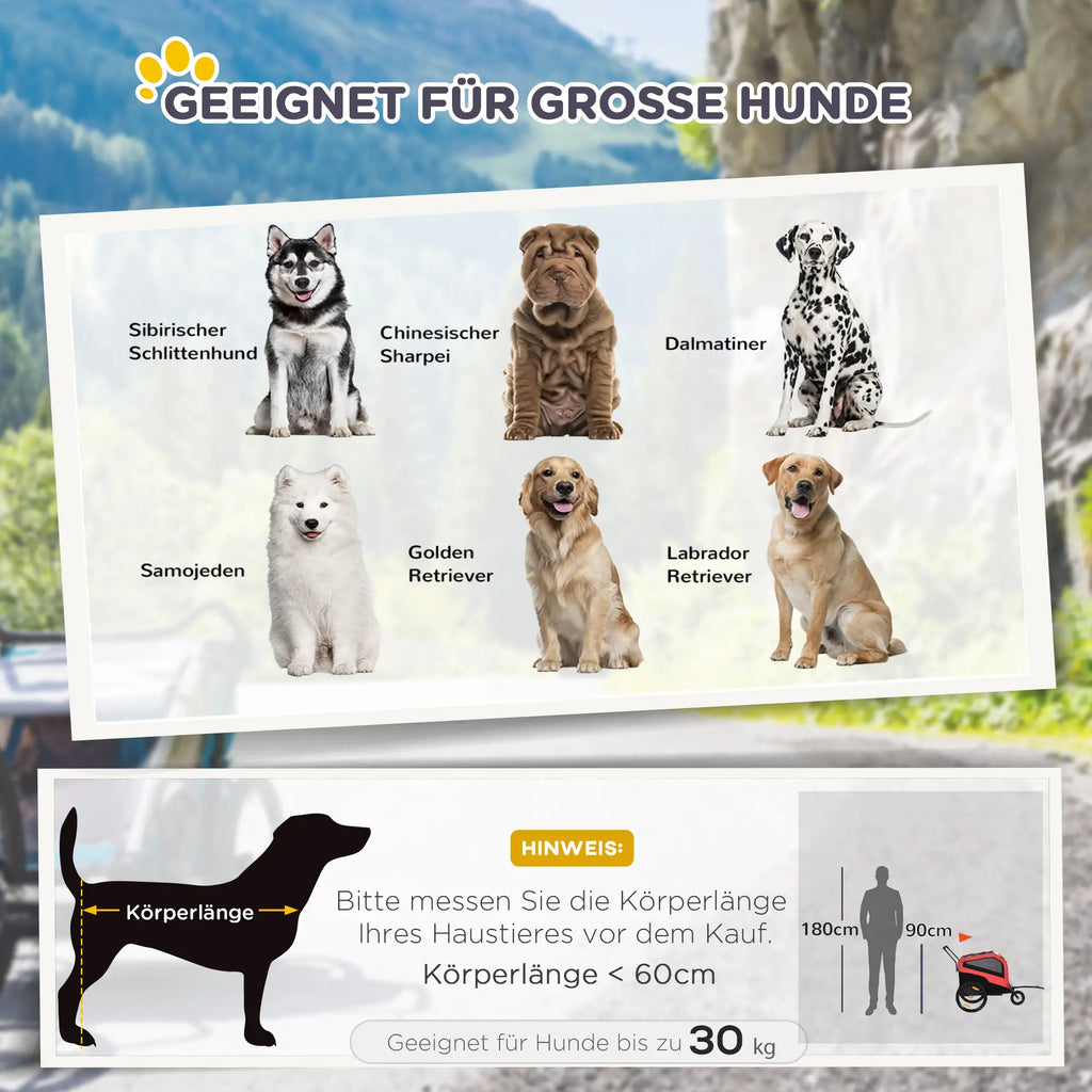 HOMCOM Cuccia per Cani 30 kg, Rossa, Robusta e Comoda per Cani di Grossa Taglia