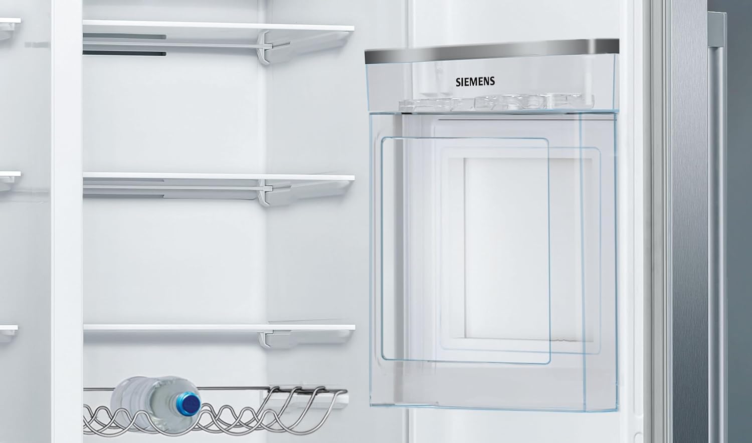Frigorifero Multic дверный SIEMENS KF96NVPEA iQ300, 183 x 91 cm, 405 L di refrigerazione e 200 L di congelamento, hyperFresh per una freschezza più duratura, noFrost per non sbrinare mai più, superCooling per un raffreddamento più rapido