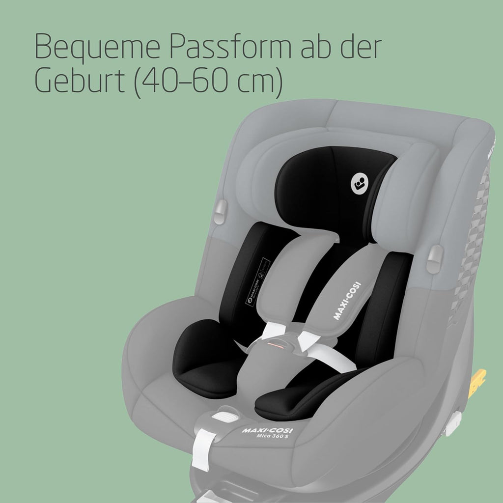 Maxi-Cosi Mica 360 S, Autositz 360 Grad drehbar, 3 Monate– 4 Jahre (61–105 cm), i-Size Baby Autositz, FlexiSpin Drehung, 5 Liegepositionen, G-CELL Schutz, Easy-in Gurthaken, Tonal Graphite