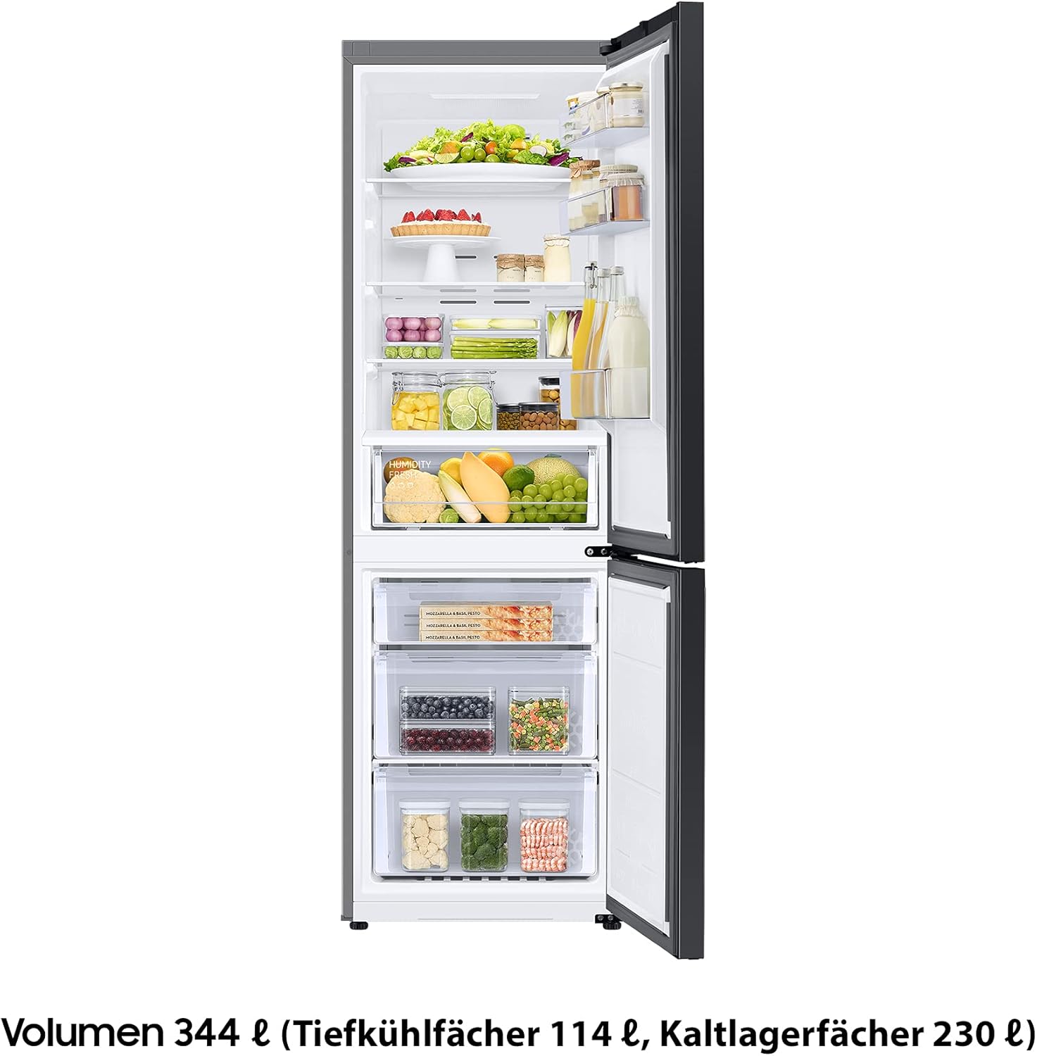 / RL38A7B5BS9/EG / Fridge and Freezer Combination / 203 cm Height.