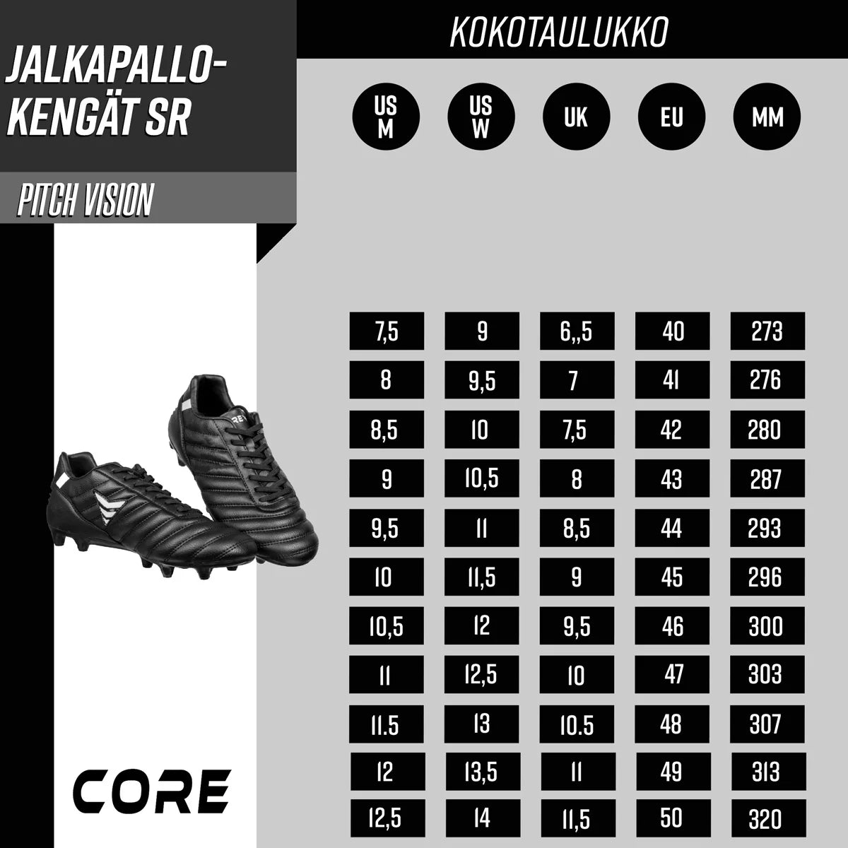 Core Fuballschuhe SR Pitch Vision