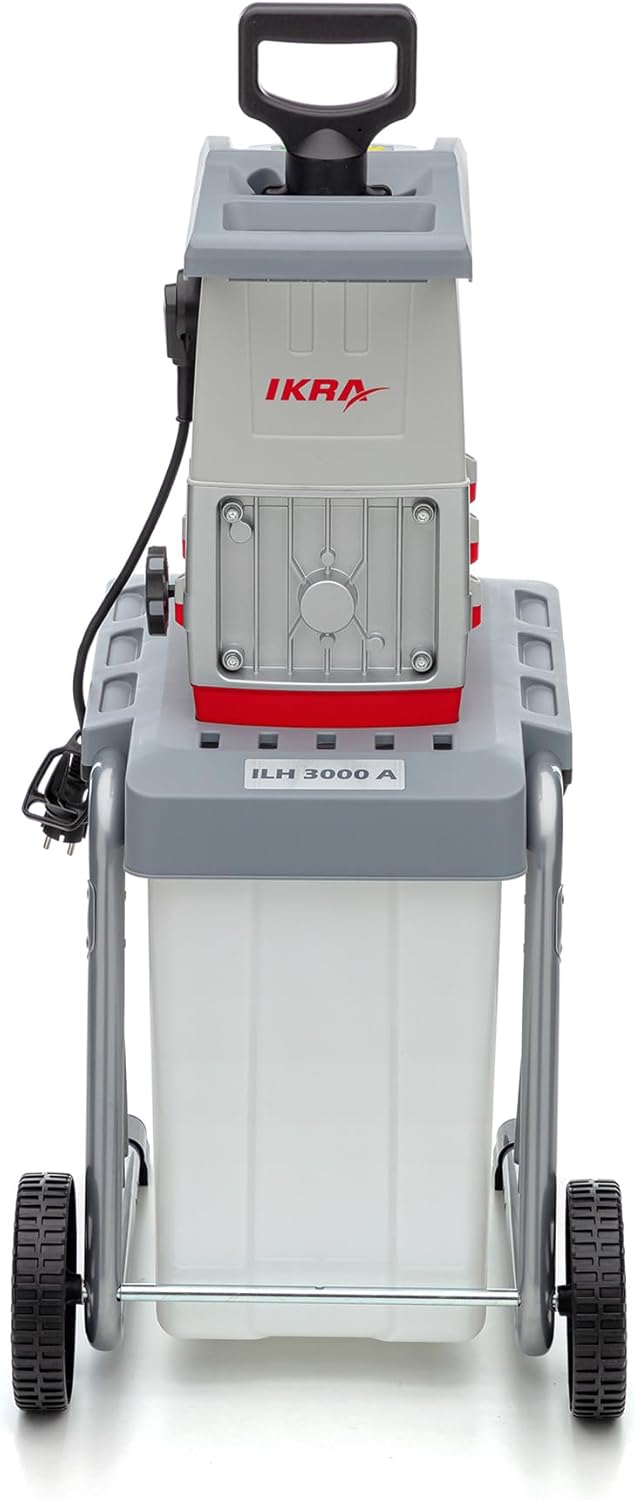 IKRA 81002880 Biocippatrice elettrica a rulli ILH 3000 A, silenziosa, robusta, a bassa manutenzione, potente 3.000 Watt, diametro rami fino a 44 mm, 230 V