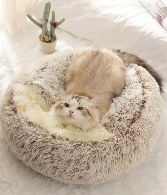 Gemütliches Katzenbett Wohlfühloase Version 2.0 – Luxuriser Schlafplatz für Ihre Katze