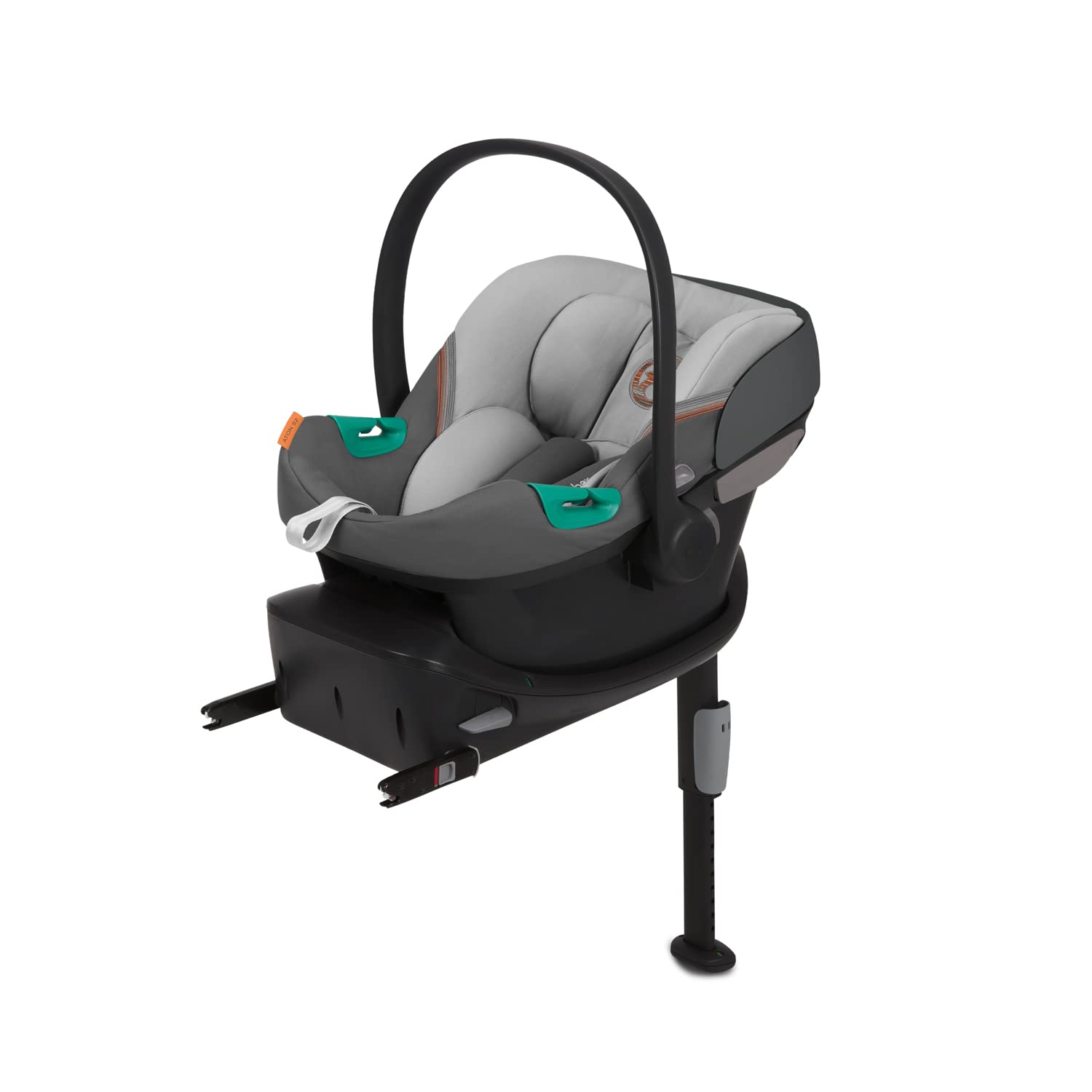 CYBEX Gold Babyschale Aton S2 i-Size, Ab Geburt bis ca. 24 Monate, Max. 13 kg, Inkl. Neugeboreneneinlage, SensorSafe kompatibel, Ocean Blue