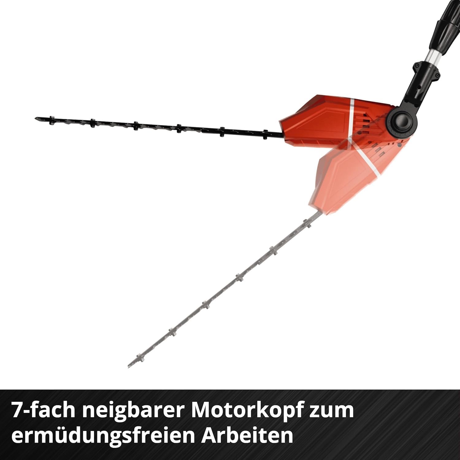 Einhell Tagliasiepi Telescopico a Batteria GE-HH 18/45 Li T-Solo Power X-Change (Li-Ion, 18 V, lunghezza lama 45 cm, lame in acciaio tagliate al laser e levigate al diamante, senza batteria e caricabatterie)