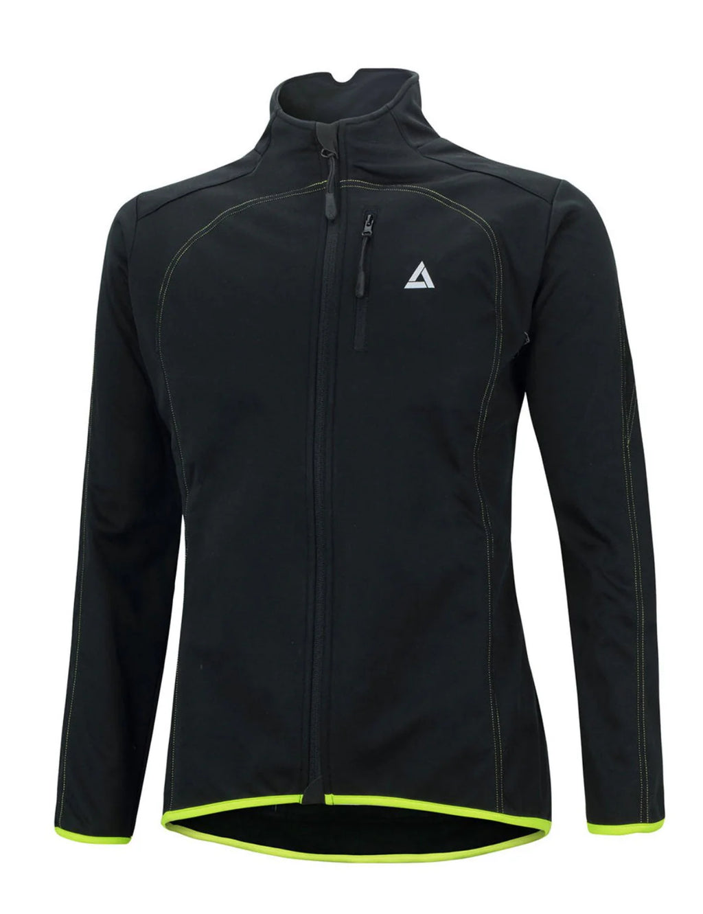Herren Thermo Fahrradjacke Pro Line Schwarz Neon
