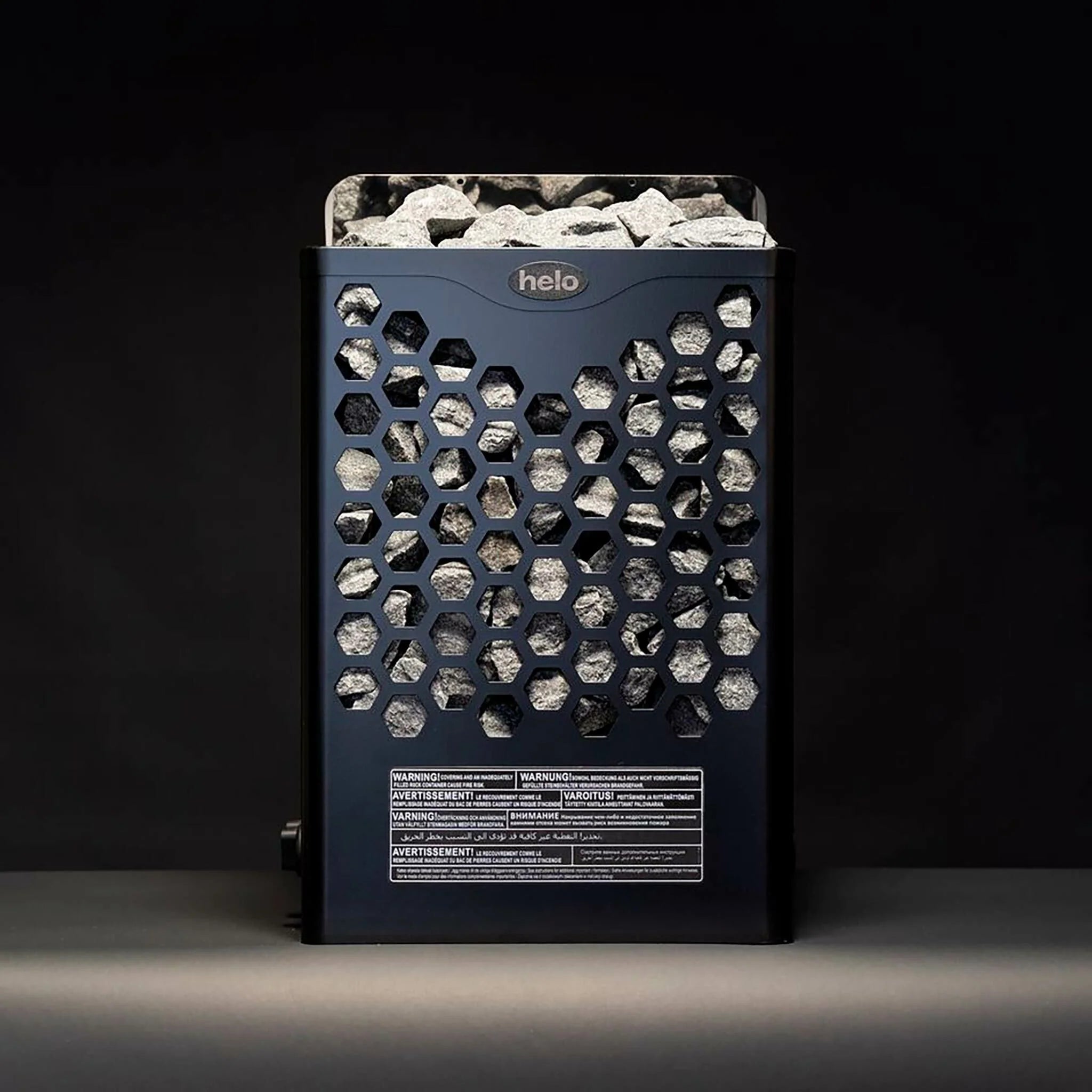 Helo Saunaofen Elettrico Hanko 80 STJ, 8kW, regolazione fissa 8-12m, nero