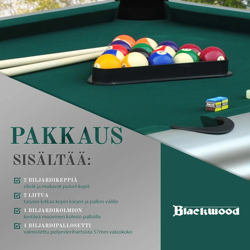 Tavolo da biliardo Blackwood, da esterno 8'