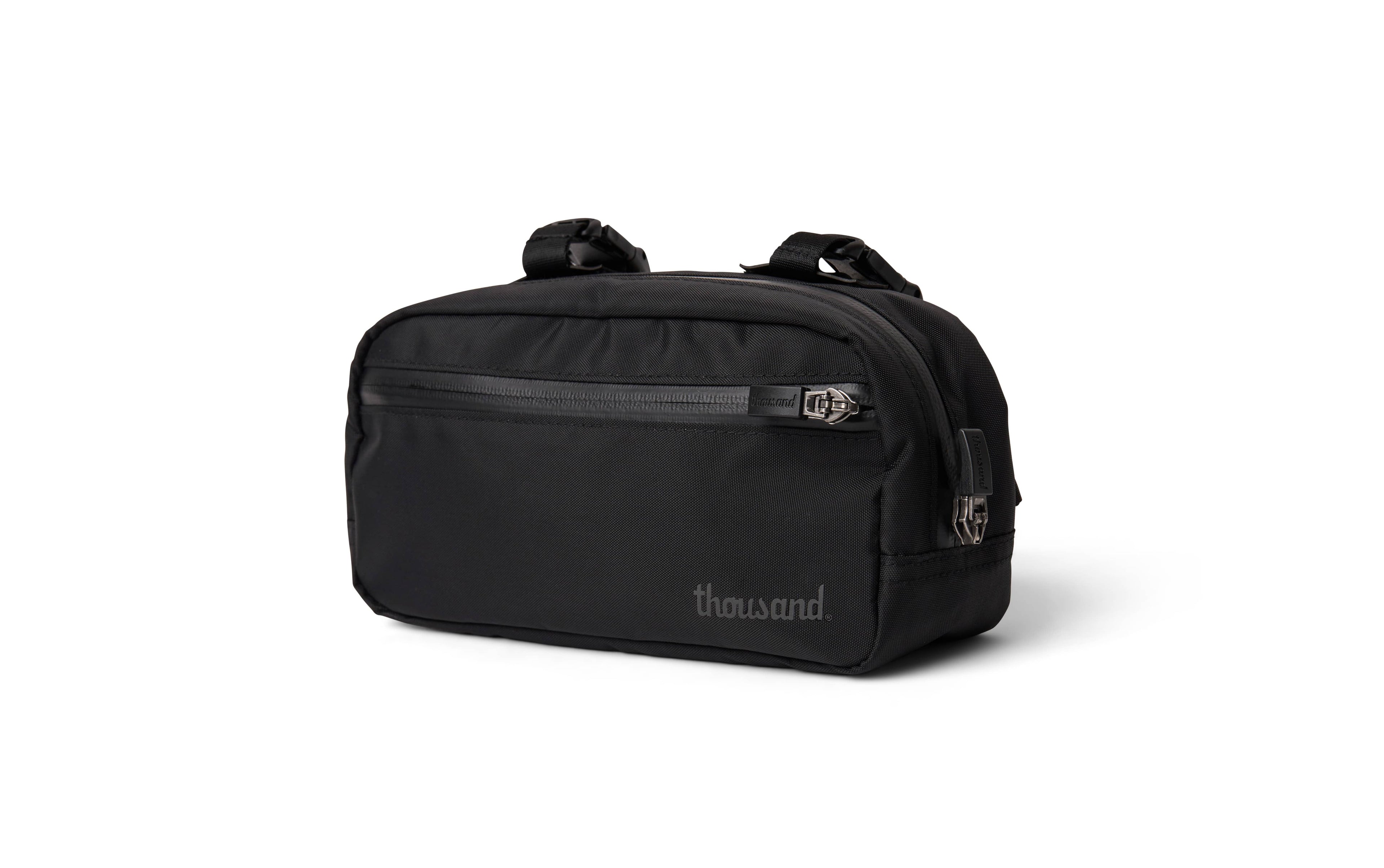 Crossbody Lenkertasche (schwarz)