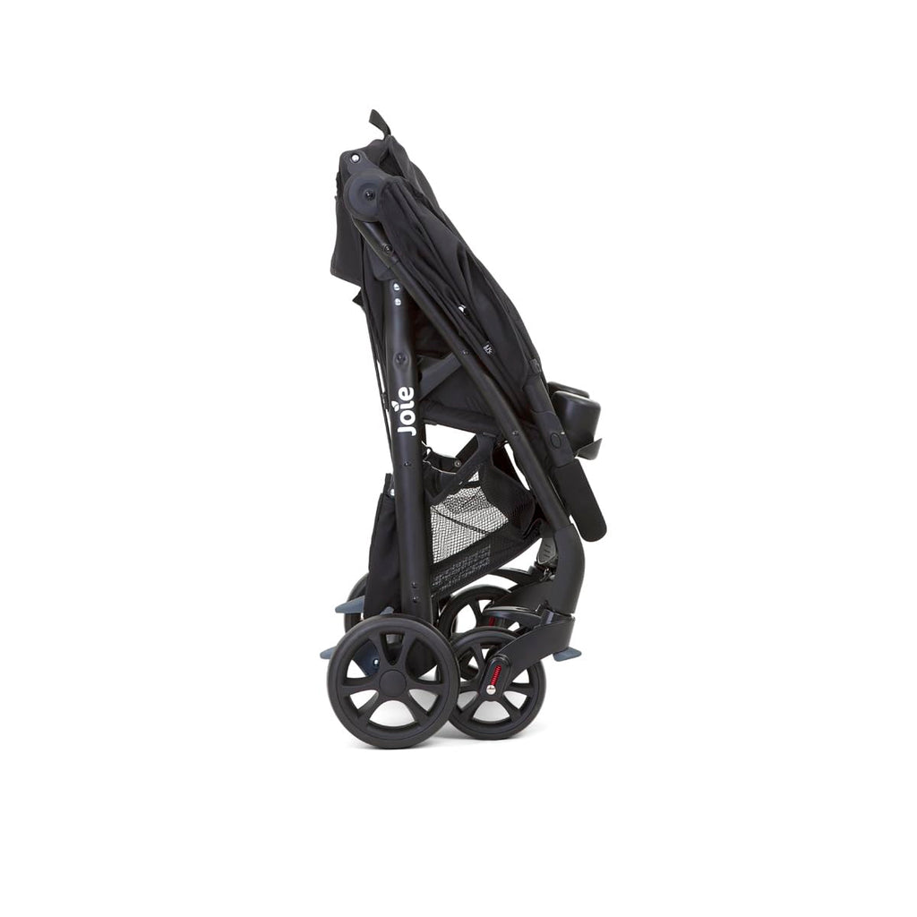 Joie Muze LX Passeggino reclinabile completo con sacco termico (dalla nascita a circa 3 anni, 0-15 kg) - Carbone