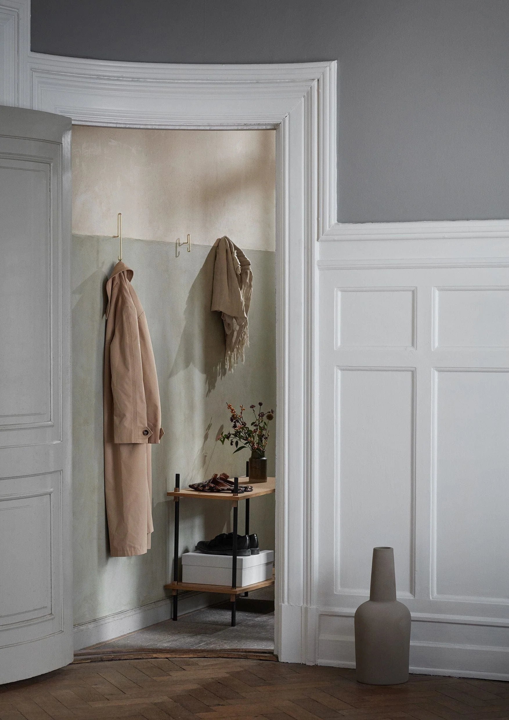 Moebe Wandhaken gro, Gold