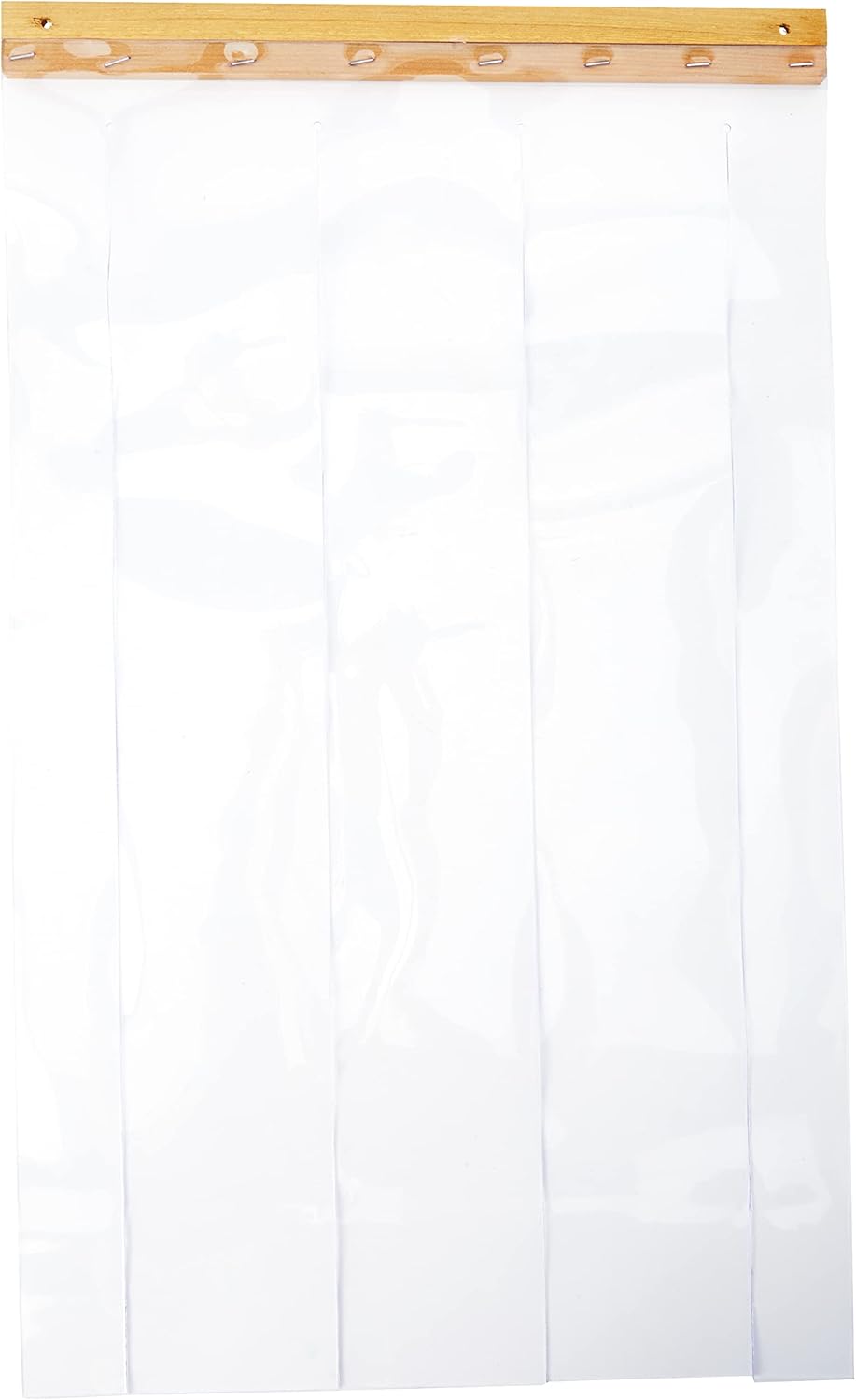 Ferplast Tenda per cucce, modello DOMUS MAXI, porta per cucce da esterno, a lamelle trasparenti in PVC, impermeabile, protezione dal vento e dal freddo, 40,5 x 69 cm