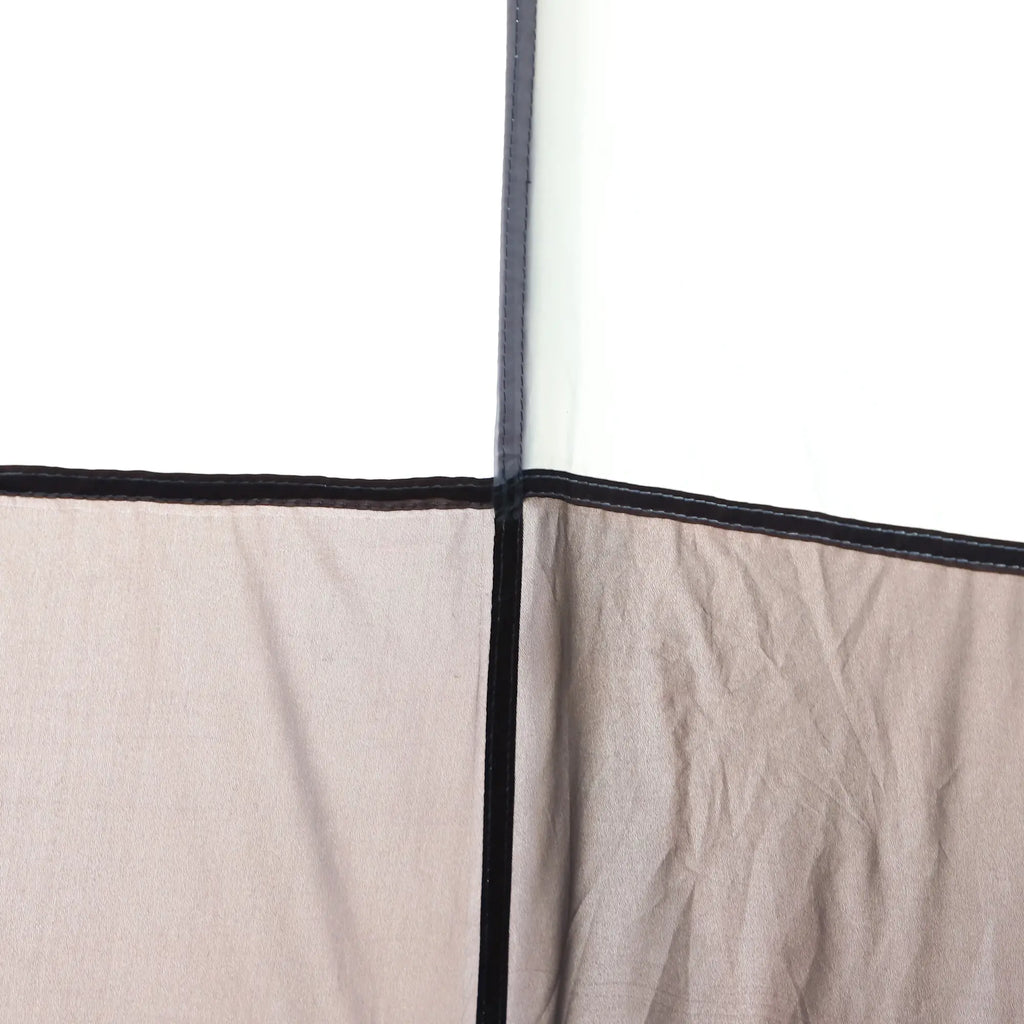 Tenda da campeggio Outsunny 3-4 persone, tenda a cupola grigio-nera