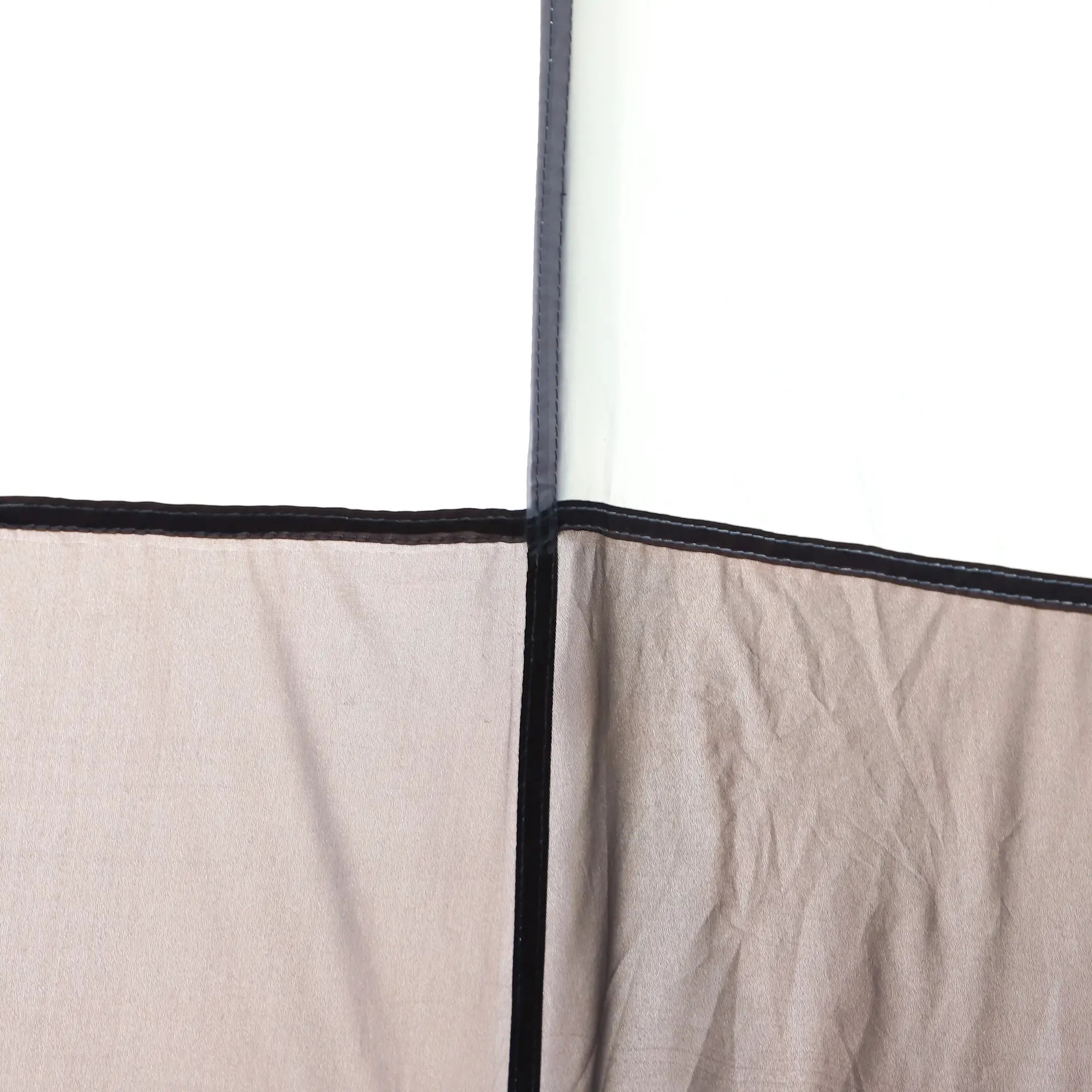 Tenda da campeggio Outsunny 3-4 persone, tenda a cupola grigio-nera