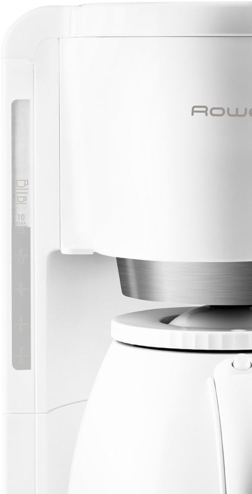 Rowenta CT3801 Filter- Kaffeemaschine Adagio Milano | Mit Kunststoff-Thermokanne | 8-12 Tassen | Wei/Edelstahl & Philips Toaster – 2 Toastschlitze, 8 Stufen, Brtchenaufsatz, wei (HD2581/00)